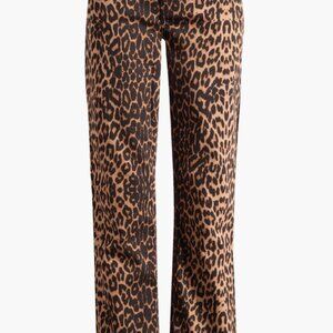 Miss Selfridge Animal Print Jeans